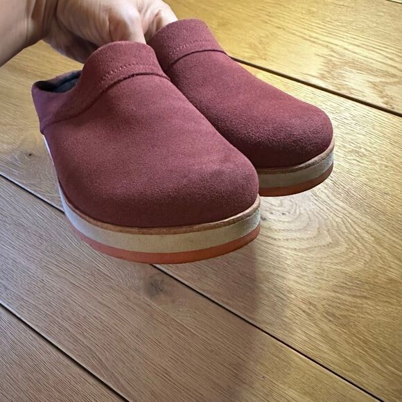 Merrell maroon Juno suede clog mules 9 - Picture 5 of 9